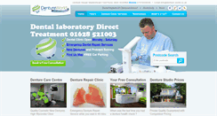 Desktop Screenshot of denture-world.co.uk